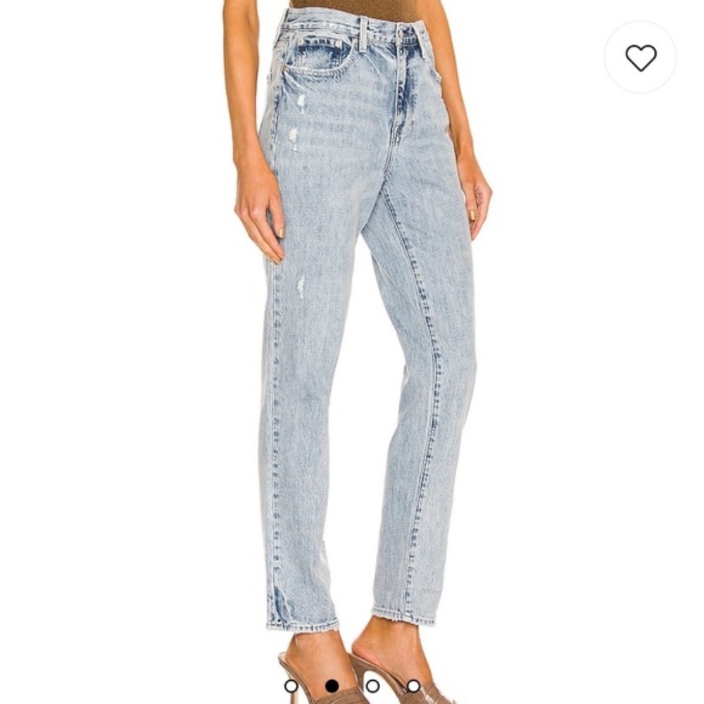 Pistola NEW Revolve Presley High Rise Light Wash Straight Jeans